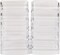 The Beadsmith Personality Case – 2 Clear Square Stacker Jar Set – Each Stack Measures 1.25 x 2.3 inches - Total 10 Jars and 2 lids, for Storage of Small Items, Crafts, Jewelry, Hardware